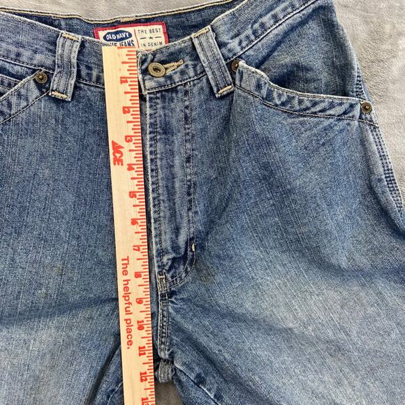 Vintage Old Navy Baggy Carpenter Jeans Men's 36x28 Light Blue Denim - Picture 7 of 10